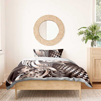 Aloha Mocha Mousse Tribal Honu Tattoo Bedding Set