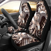 Aloha Mocha Mousse Tribal Honu Tattoo Car Seat Cover