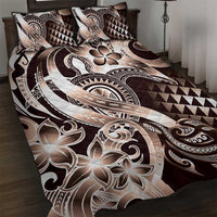 Aloha Mocha Mousse Tribal Honu Tattoo Quilt Bed Set LT9 Mocha Mousse - Polynesian Pride