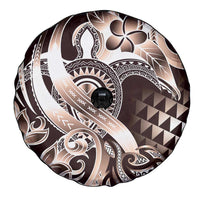 Aloha Mocha Mousse Tribal Honu Tattoo Spare Tire Cover LT9 - Polynesian Pride
