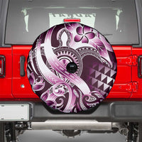 Aloha Pink Tribal Honu Tattoo Spare Tire Cover LT9 - Polynesian Pride