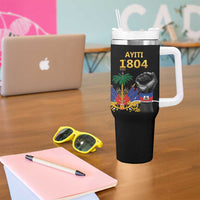 Haiti Independence Day Tumbler With Handle The First Black Republic Since 1804 LT9 - Polynesian Pride