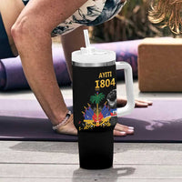 Haiti Independence Day Tumbler With Handle The First Black Republic Since 1804 LT9 - Polynesian Pride