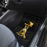 Haitian Negre Marron 1804 Car Mats Black Polynesian Pattern LT9 - Polynesian Pride