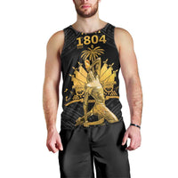 Haitian Negre Marron 1804 Men Tank Top Black Polynesian Pattern LT9 - Polynesian Pride