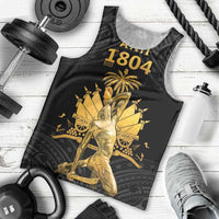 Haitian Negre Marron 1804 Men Tank Top Black Polynesian Pattern LT9 - Polynesian Pride