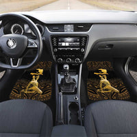 Haitian Negre Marron 1804 Car Mats Gold Polynesian Pattern LT9 Set 2pcs - Front Gold - Polynesian Pride