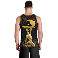 Haitian Negre Marron 1804 Men Tank Top Gold Polynesian Pattern LT9 - Polynesian Pride