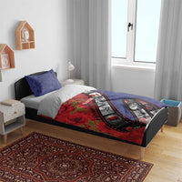 Personalised ANZAC Spirit 1915-2026 Filmstrip Tribute Bedding Set Lest We Forget 25 April LT9 - Polynesian Pride
