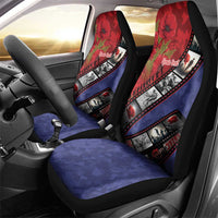 Personalised ANZAC Spirit 1915-2026 Filmstrip Tribute Car Seat Cover Lest We Forget 25 April