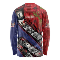 Personalised ANZAC Spirit 1915-2026 Filmstrip Tribute Long Sleeve Shirt Lest We Forget 25 April