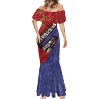 Personalised ANZAC Spirit 1915-2026 Filmstrip Tribute Mermaid Dress Lest We Forget 25 April