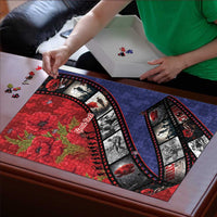 Personalised ANZAC Spirit 1915-2026 Filmstrip Tribute Puzzle Lest We Forget 25 April LT9 - Polynesian Pride