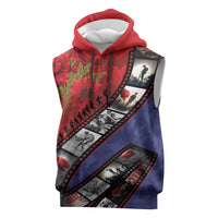 Personalised ANZAC Spirit 1915-2026 Filmstrip Tribute Sleeveless Hoodie Lest We Forget 25 April