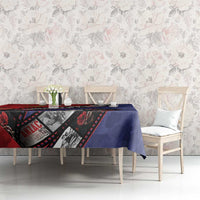 Personalised ANZAC Spirit 1915-2026 Filmstrip Tribute Tablecloth Lest We Forget 25 April LT9 - Polynesian Pride