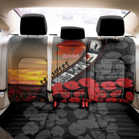Personalised Remembering ANZAC Lest We Forget Back Car Seat Cover Vintage Film Frame Memorial Red Poppy LT9 - Polynesian Pride