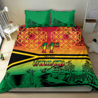 Hapi 44th Indipendens Dei Vanuatu Bedding Set Yumi 1980 with Vanuatuan Beach Landscape LT9 - Polynesian Pride
