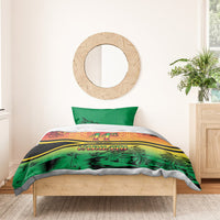 Hapi 44th Indipendens Dei Vanuatu Bedding Set Yumi 1980 with Vanuatuan Beach Landscape LT9 - Polynesian Pride