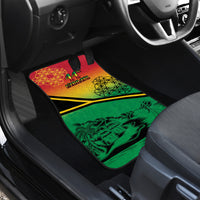 Hapi 44th Indipendens Dei Vanuatu Car Mats Yumi 1980 with Vanuatuan Beach Landscape LT9 - Polynesian Pride