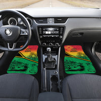 Hapi 44th Indipendens Dei Vanuatu Car Mats Yumi 1980 with Vanuatuan Beach Landscape LT9 Set 2pcs - Front Reggae - Polynesian Pride