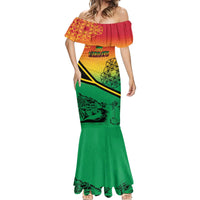Hapi 44th Indipendens Dei Vanuatu Mermaid Dress Yumi 1980 with Vanuatuan Beach Landscape LT9 - Polynesian Pride