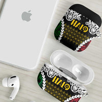 Halo Vanuatu Pride AirPods Case Vanuatuan Sand Drawing Pattern LT9 - Polynesian Pride