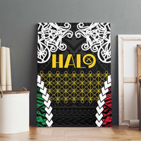 Halo Vanuatu Pride Canvas Wall Art Vanuatuan Sand Drawing Pattern LT9 - Polynesian Pride
