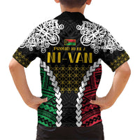 Halo Vanuatu Pride Hawaiian Shirt Vanuatuan Sand Drawing Pattern LT9 - Polynesian Pride