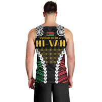 Halo Vanuatu Pride Men Tank Top Vanuatuan Sand Drawing Pattern LT9 - Polynesian Pride