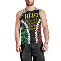 Halo Vanuatu Pride Men Tank Top Vanuatuan Sand Drawing Pattern LT9 - Polynesian Pride