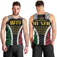 Halo Vanuatu Pride Men Tank Top Vanuatuan Sand Drawing Pattern LT9 - Polynesian Pride