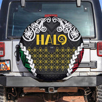Halo Vanuatu Pride Spare Tire Cover Vanuatuan Sand Drawing Pattern