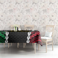 Halo Vanuatu Pride Tablecloth Vanuatuan Sand Drawing Pattern LT9 - Polynesian Pride