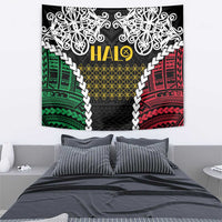 Halo Vanuatu Pride Tapestry Vanuatuan Sand Drawing Pattern