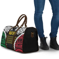 Halo Vanuatu Pride Travel Bag Vanuatuan Sand Drawing Pattern LT9 - Polynesian Pride