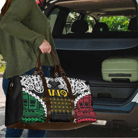 Halo Vanuatu Pride Travel Bag Vanuatuan Sand Drawing Pattern LT9 - Polynesian Pride