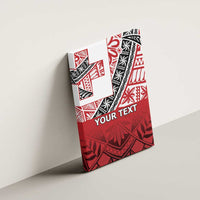 Malo e lelei Tonga Canvas Wall Art Ngatu Tokelau Feletoa Fata Traditional Polynesian Pattern