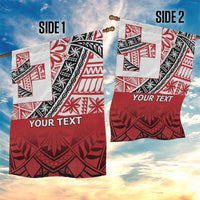 Malo e lelei Tonga Garden Flag Ngatu Tokelau Feletoa Fata Traditional Polynesian Pattern