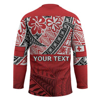 Malo e lelei Tonga Hockey Jersey Ngatu Tokelau Feletoa Fata Traditional Polynesian Pattern LT9 - Polynesian Pride