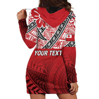 Malo e lelei Tonga Hoodie Dress Ngatu Tokelau Feletoa Fata Traditional Polynesian Pattern
