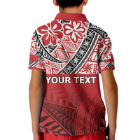 Malo e lelei Tonga Kid Polo Shirt Ngatu Tokelau Feletoa Fata Traditional Polynesian Pattern
