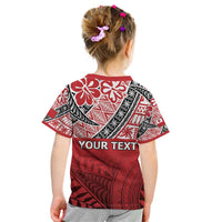 Malo e lelei Tonga Kid T Shirt Ngatu Tokelau Feletoa Fata Traditional Polynesian Pattern