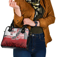 Malo e lelei Tonga Shoulder Handbag Ngatu Tokelau Feletoa Fata Traditional Polynesian Pattern