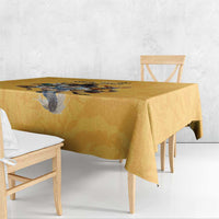 Custom Rugby Southern Hemisphere Tablecloth Argentina AUNZ South Africa Mascot Gold LT9 - Polynesian Pride