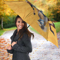 Custom Rugby Southern Hemisphere Umbrella Argentina AUNZ South Africa Mascot Gold LT9 - Polynesian Pride