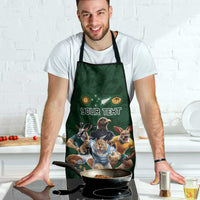 Custom Rugby Southern Hemisphere Apron Argentina AUNZ South Africa Mascot Green LT9 - Polynesian Pride