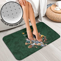 Custom Rugby Southern Hemisphere Bathroom Set Argentina AUNZ South Africa Mascot Green LT9 - Polynesian Pride