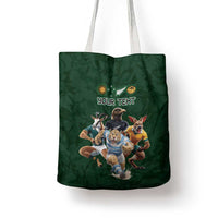 Custom Rugby Southern Hemisphere Tote Bag Argentina AUNZ South Africa Mascot Green - Polynesian Pride
