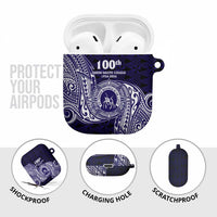 Tonga Queen Salote College 100th Years AirPods Case Est 1926 Tongan Ngatu Tapa - Polynesian Pride