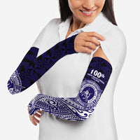 Tonga Queen Salote College 100th Years Arm Sleeves Est 1926 Tongan Ngatu Tapa - Polynesian Pride